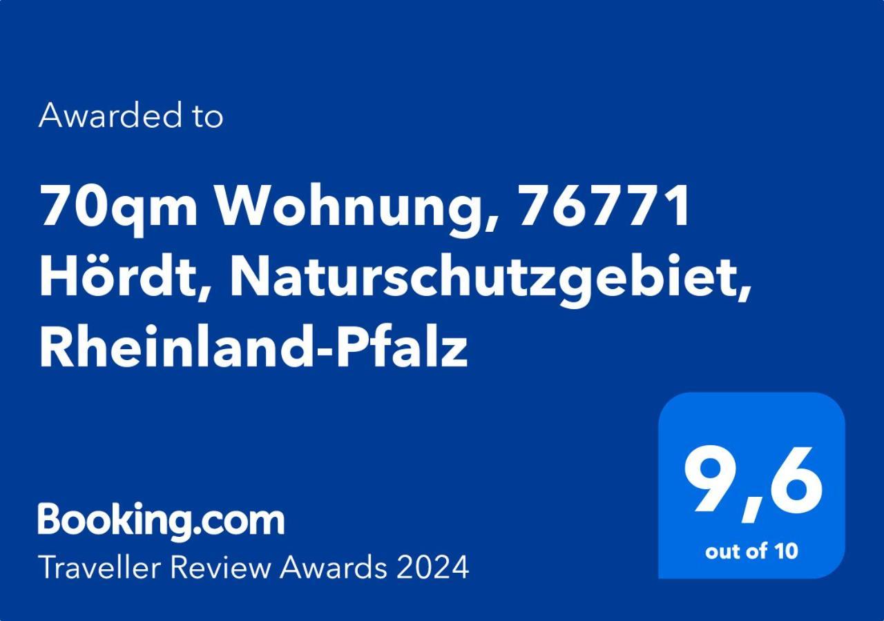 70Qm Wohnung, 76771 Hoerdt, Naturschutzgebiet, Rheinland-Pfalz Hordt Zewnętrze zdjęcie